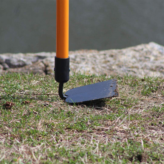 Ashman Garden Hoe (2 Pack) – Sturdy Hand Tiller – Heavy Duty blade for Digging, Loosening Soil and Weeding – Equipped with Rubber Grip Handle for a strong hold