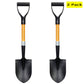 Ashman Round Shovel (Medium) – (2 Pack) – 27 Inches in Length, Durable Handle, Round Shovel with Comfortable Grip with a Sturdy Blade, Multipurpose Premium Round Point Blade Shovel.