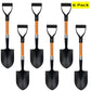 Ashman Round Shovel (Medium) – (6 Pack) – 27 Inches in Length, Durable Handle, Round Shovel with Comfortable Grip with a Sturdy Blade, Multipurpose Premium Round Point Blade Shovel.