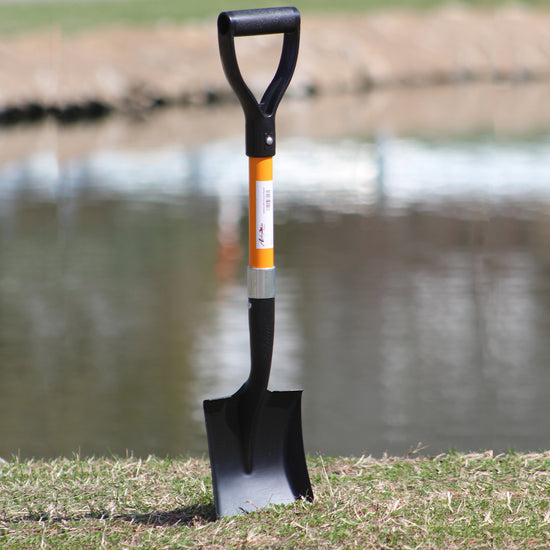 Ashman Square Shovel (Medium) - (1 Pack), 27 Inches in Length with D-Cup Handle Square Shovel, Sturdy Build and Easy to use, Material with Firm and Comfortable Durable Handle, Built to Last.