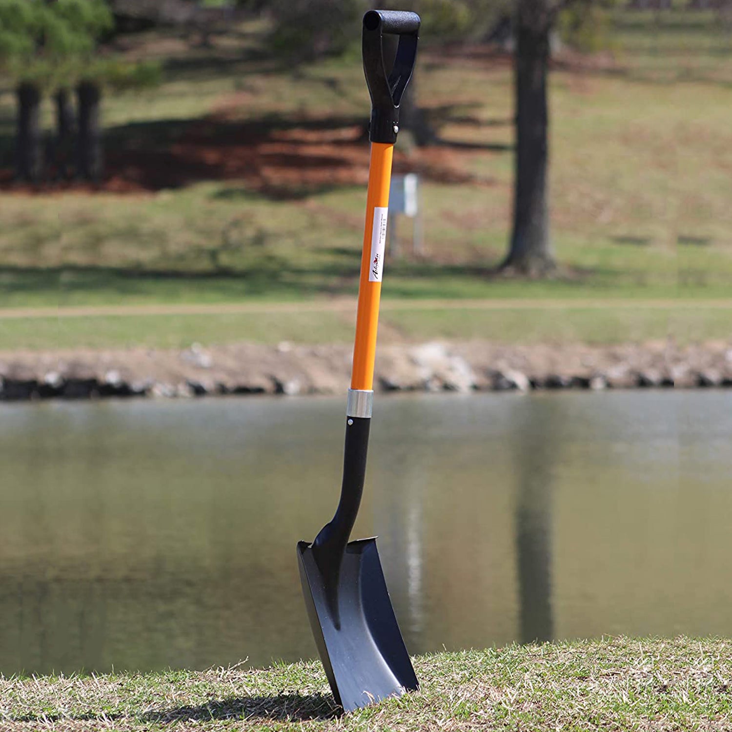 Ashman Square Shovel (Large) – (2 Pack) – 41 Inches Long D Handle Grip –  Ashman Online