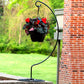Ashman Shepherd Hook Stand (2 Pack), Bird Cage Stand, Outdoor and Indoor Flower Basket, Patio Plant and Bird Feed Station Stand