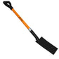 Ashman Spade Shovel (1 Pack) - 41 Inches Long with D Handle Grip - Fiber Glass Handle with a Thick Metal Blade, Multipurpose Premium Quality Shovel.