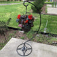 Ashman Shepherd Hook Stand (2 Pack), Bird Cage Stand, Outdoor and Indoor Flower Basket, Patio Plant and Bird Feed Station Stand