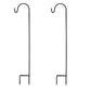 Ashman Shepherds Hook 48 Inches long (2 Pack), 2/5 Inch in diameter, Super Strong, Rust Resistant Steel Hook