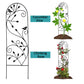 Ashman Bird Design Trellis (1 Pack) for Garden and Climbing Plants and Vines, Great for Ivy, Roses, Cucumbers, Clematis - 46 inches Tall.